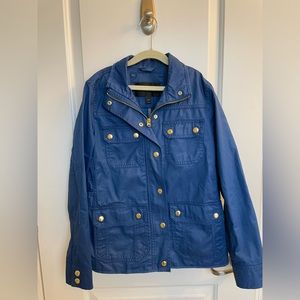 J Crew | Downtown Field Jacket | Blue | xs petite